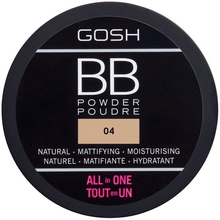Gosh BB 04 Beige kompakt púder