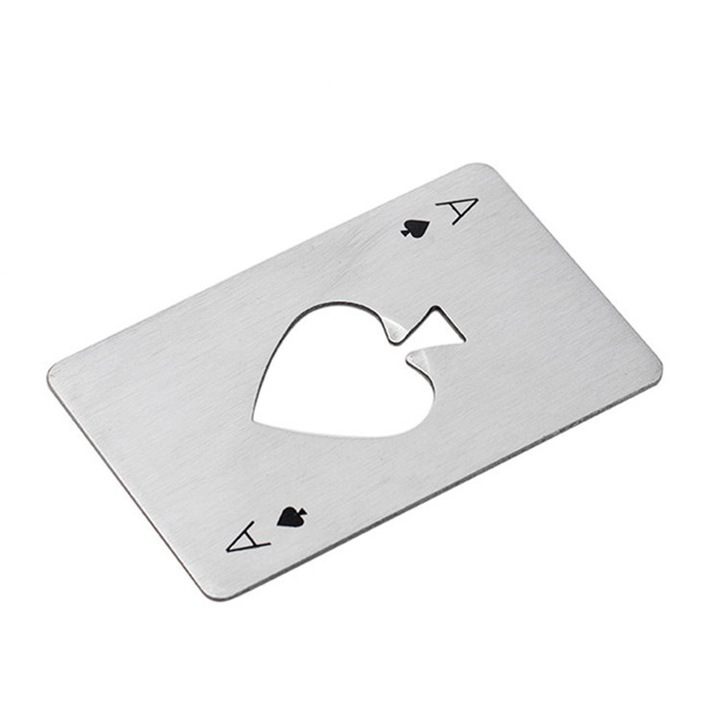 Отварачка за бутилки Сиво асо пика, Blusmart