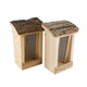 Casuta Scoarta de Copac, hranitor pasari, lemn masiv, 17x11x27 (cm) Natural Timber