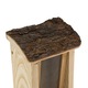 Casuta Scoarta de Copac, hranitor pasari, lemn masiv, 17x11x27 (cm) Natural Timber