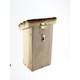 Casuta Scoarta de Copac, hranitor pasari, lemn masiv, 17x11x27 (cm) Natural Timber