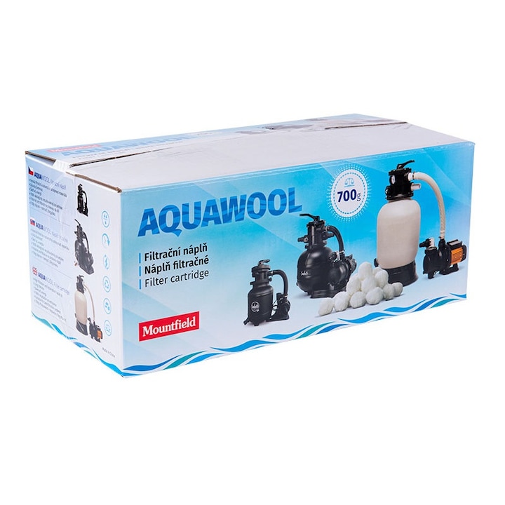 Aquawool 700g (25 kg szűrőhomokot helyettesít) 100% polietilén szűrőgolyó