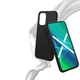 Калъф, съвместим с Oppo Reno 8T 4G, Soft Mousy TPU, ултра тънък, матов, гъвкав силикон, стилна защита, черен