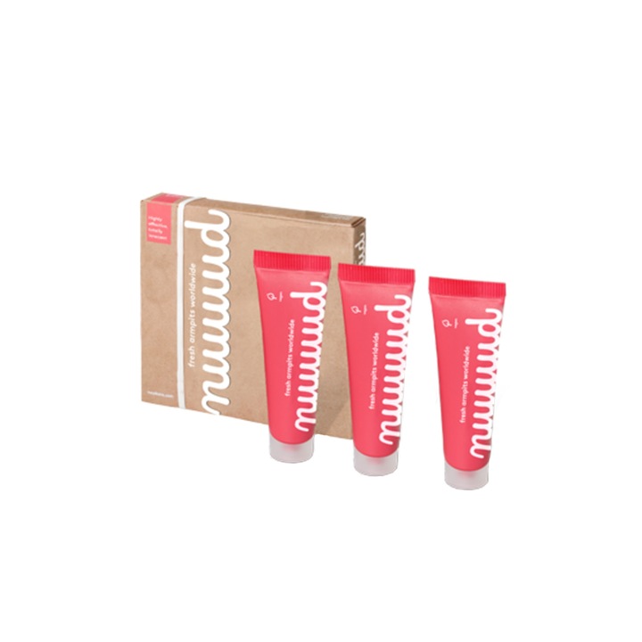 Set deodorant natural vegan, 3x40 ml pachet de 60 saptamani