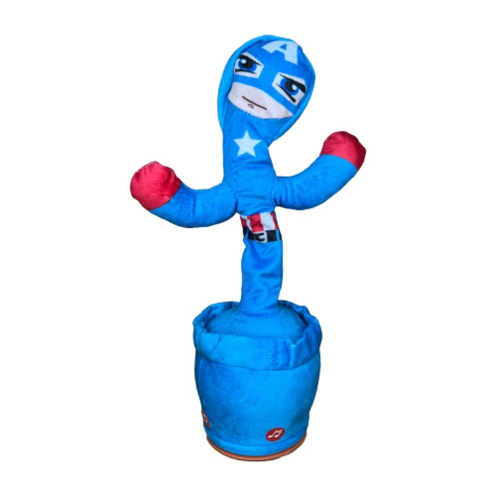 Selling Depot Amerika Kapitány Táncoló kaktusz, interaktív játék, 32 cm