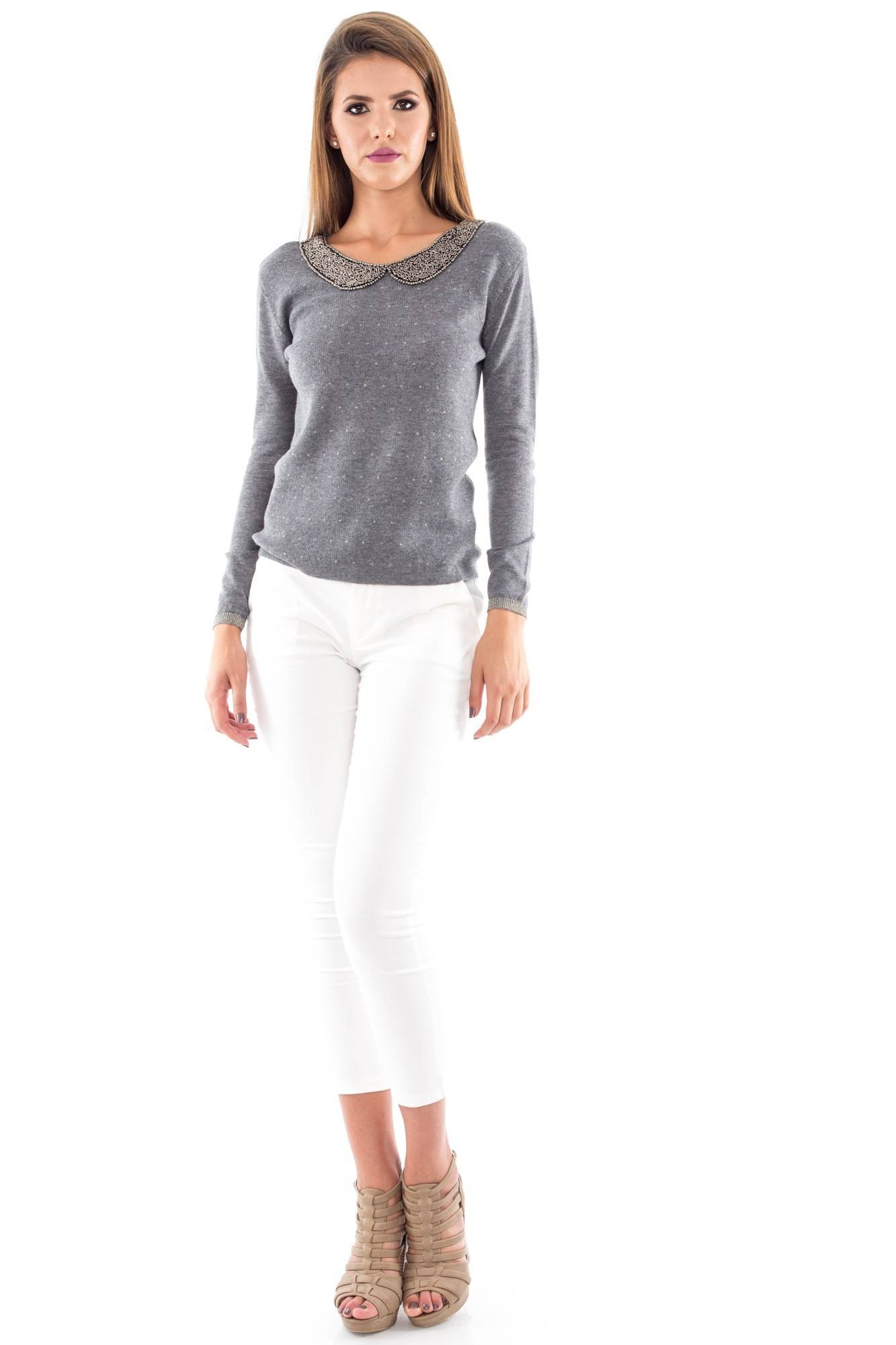 Pantalon alb, ROH, office