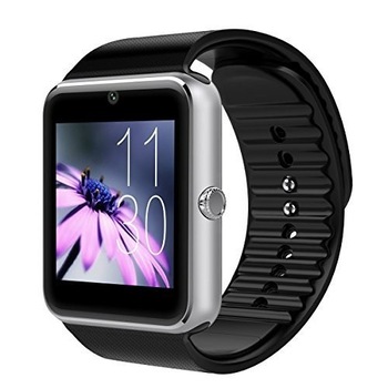 Ceas Smartwatch cu Telefon iUni GT08, Bluetooth, Camera 1.3 MP, Ecran LCD antizgarieturi, Silver Ceas Smartwatch cu Telefon iUni GT08, Bluetooth, Camera 1.3 MP, Ecran LCD antizgarieturi, Silver