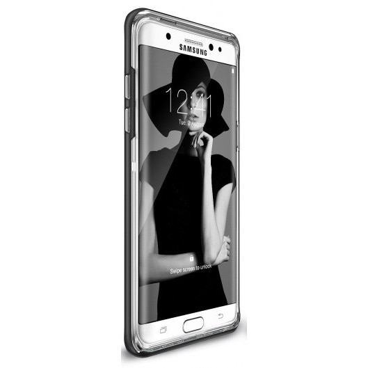 Husa Samsung Galaxy Note 7 Fan Edition Ringke FRAME BLACK + BONUS folie protectie display Ringke
