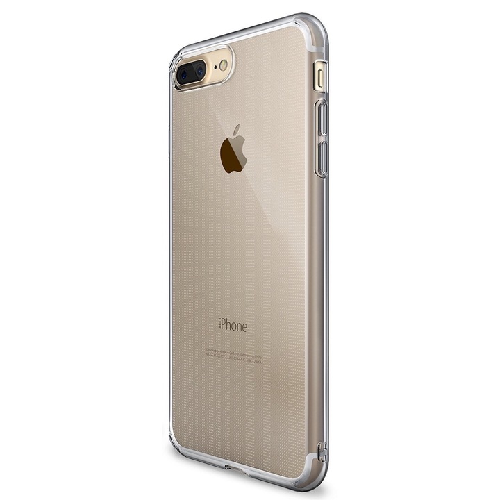 Ringke Air Védőtok, Apple iPhone 7 Plus / iPhone 8 Plus készülékekhez, képernyővédő fólia, füst fekete