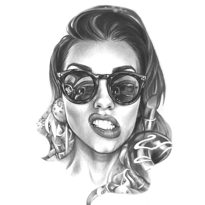 Tatuaj temporar, Flash Tattoos Romania, Lolly, rezistent la apa, aplicare rapida, 21 x 15 cm