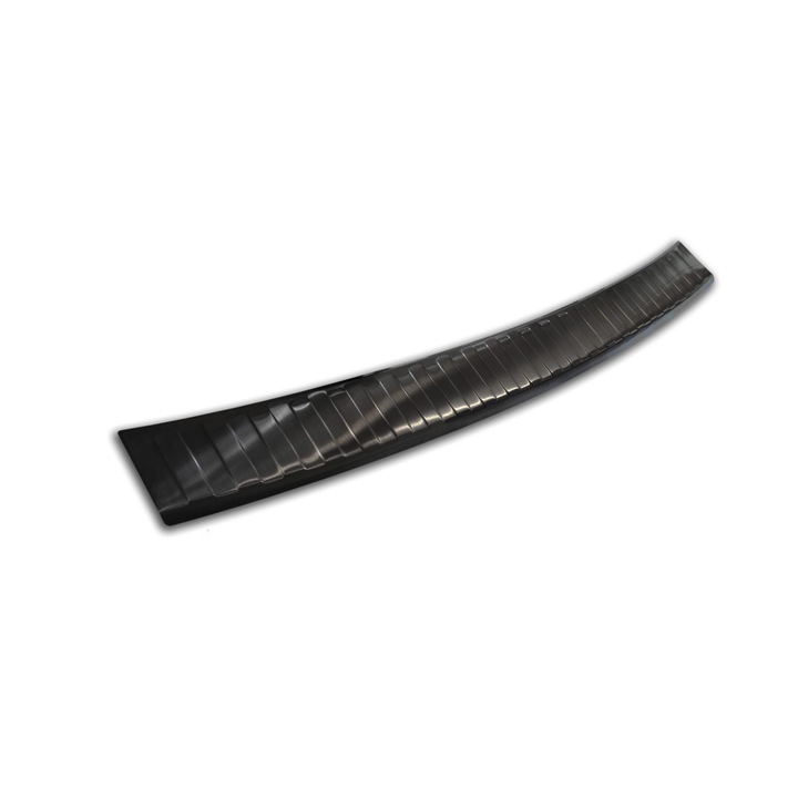 Banda de protectie bara spate otel inoxidabil periat grafit Porsche Cayenne II 2010-2014