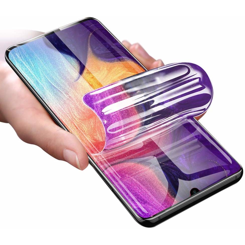 Folie de Protectie pentru Huawei P30 Silicon Hydrogel Regenerabil, Flexible Hydro-Crystal, Protectie Completa, Full Glue, Instalare usoara