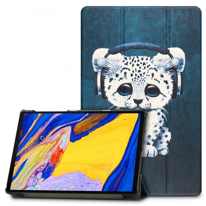 Калъф TECH-PROTECT smartcase за Samsung Galaxy Tab A8, 10.5" X200 / X205, Sad Cat