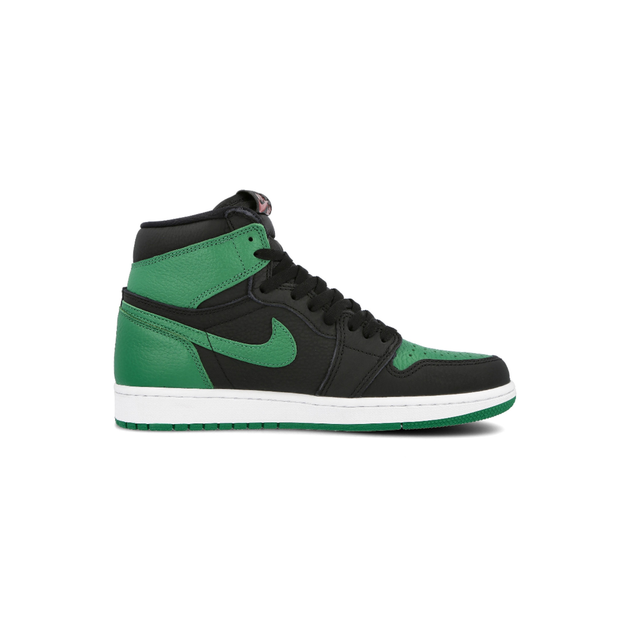 green and black air jordan 1s