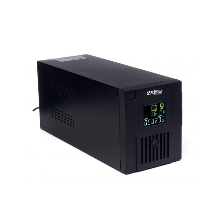 Източник на захранване UPS, Kraft&Dele, 1500 VA, LCD