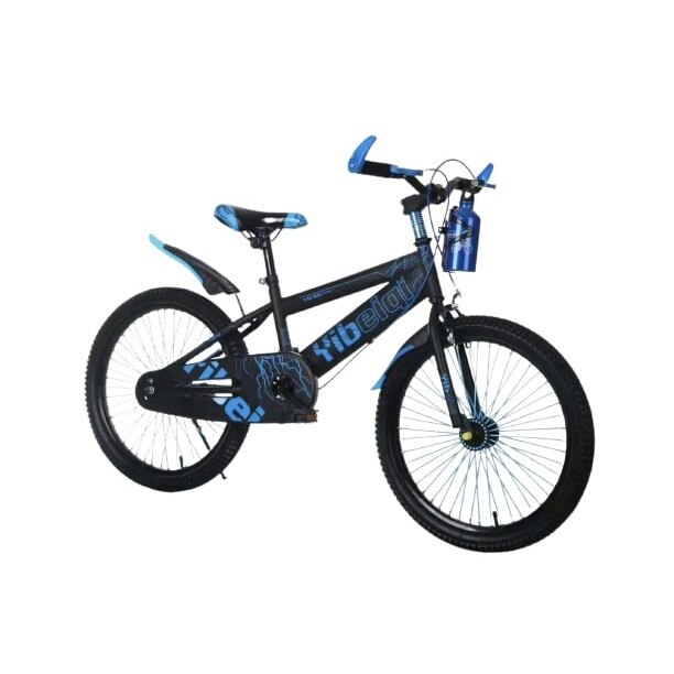 manly Ru click Bicicleta Go kart Best 20 inch, pentru copii cu varsta intre 5-9 ani,  aparatoare si suport cu bidon apa, culoare albastru - eMAG.ro