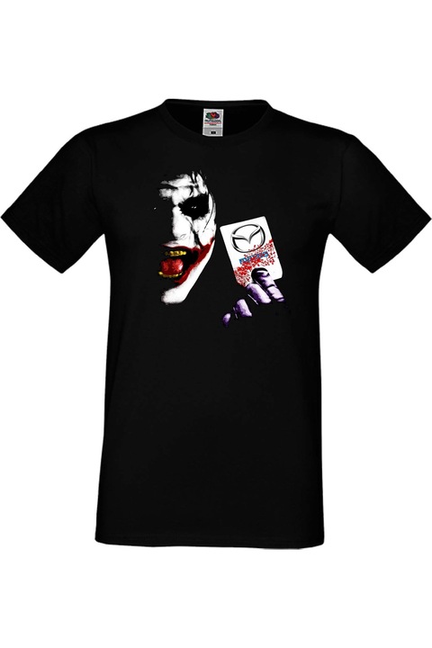 Férfi rajongói póló autós logós ajándék Mazda Joker 2, Fekete