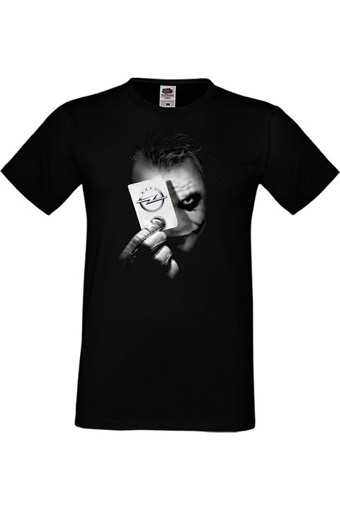 Férfi rajongói póló autós logós ajándék OPEL Joker 1, Fekete