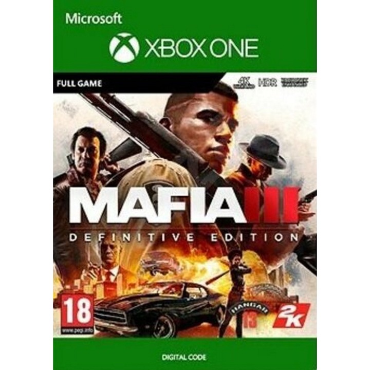 Game Mafia III Definitive Edition Xbox One/Xbox series X (azonnali aktiválási kód)