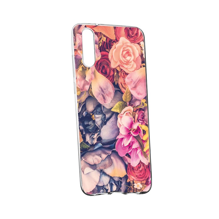 Силиконов калъф Unique за OnePlus Nord CE, Floral, Transparent TR 5