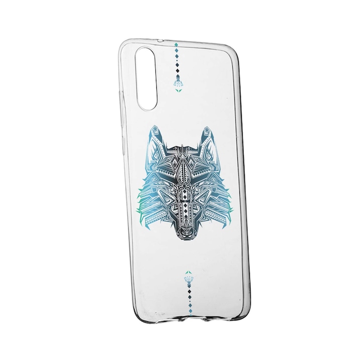 Силиконов калъф Unique за Realme 6 Pro, Wolf, Transparent TR 50