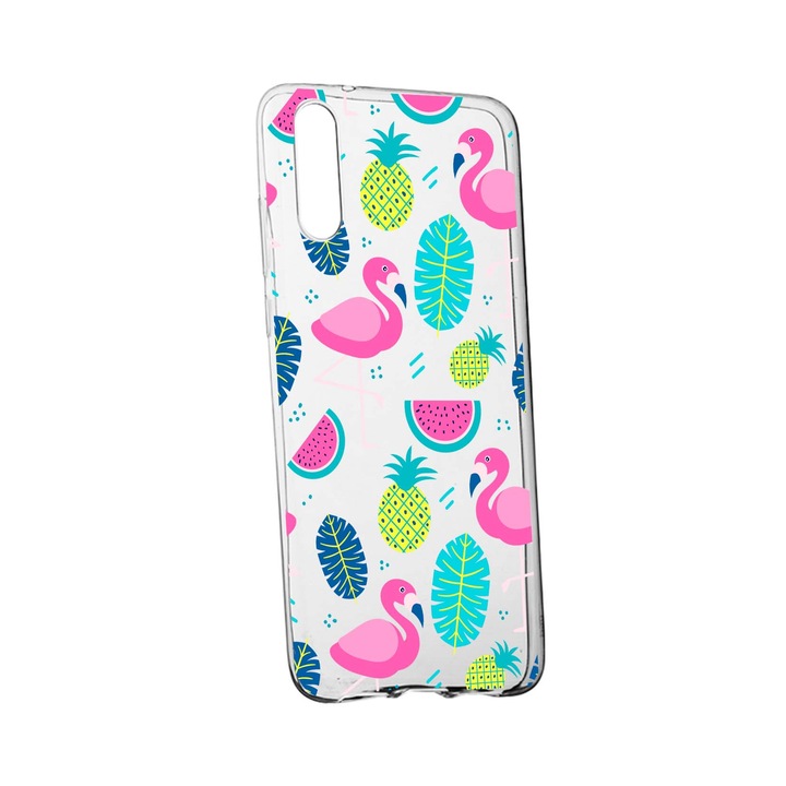 Силиконов капак, съвместим с OnePlus Nord CE 5G, Flamingo, износоустойчив, противоплъзгащ се, 91