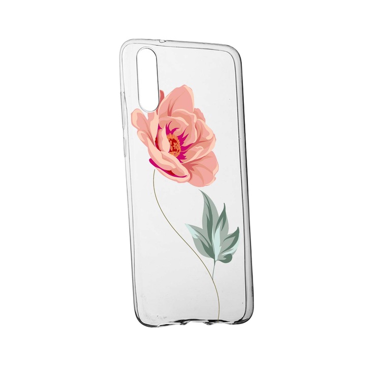 Силиконов калъф Unique за OnePlus Nord CE, Rose, Transparent TR 127