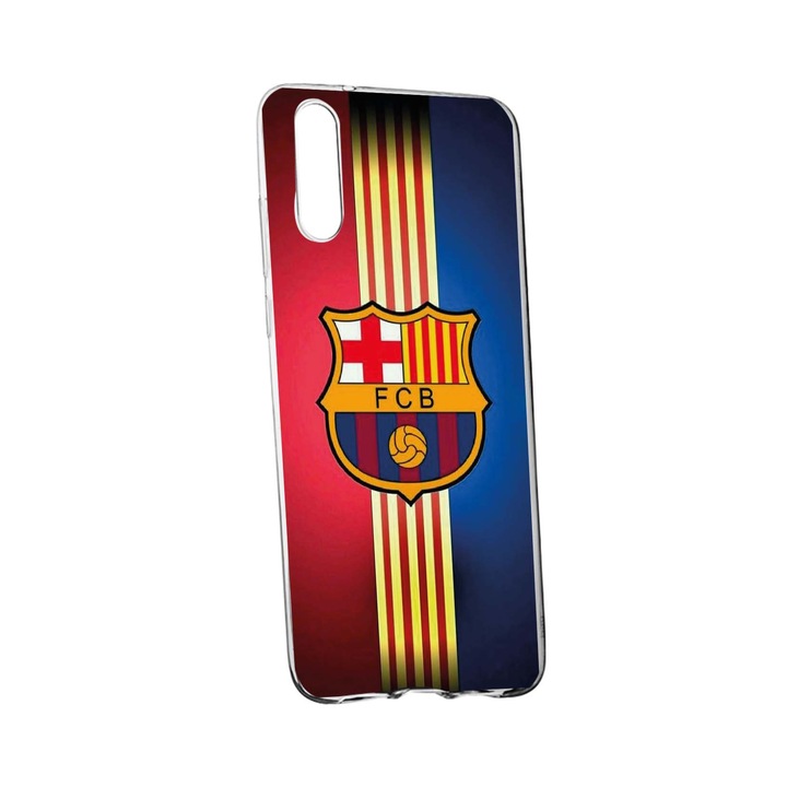 Футболен силиконов калъф, Барселона, съвместим с OnePlus Nord CE 5G, устойчив на износване, противоплъзгащ се, 237