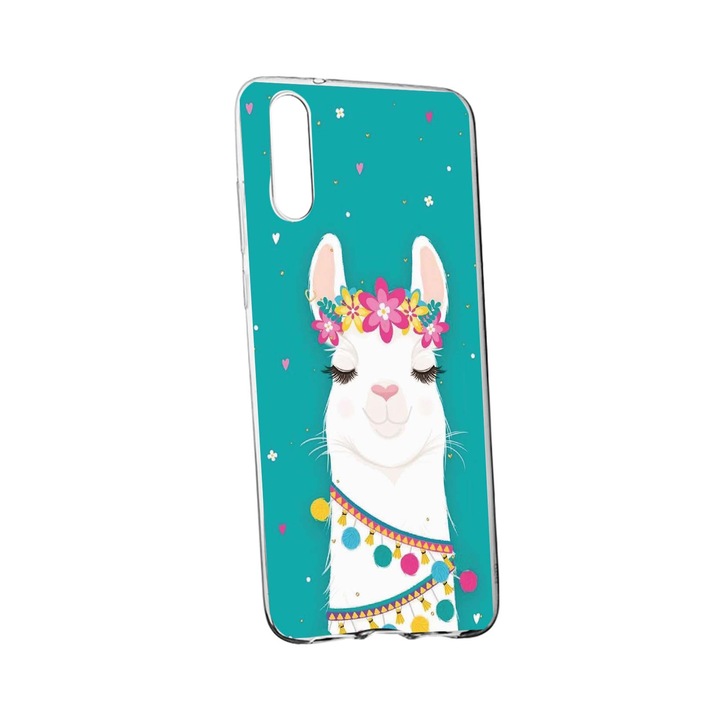 Силиконов калъф Lovely Lama, съвместим с OnePlus Nord CE 5G, устойчив на износване, противоплъзгащ се, 248