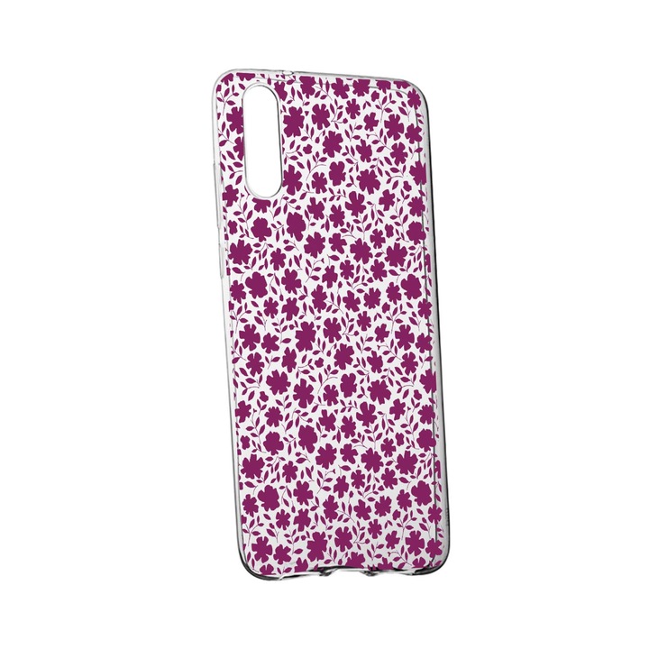 Капак със силиконови цветя, съвместим с OnePlus Nord CE 5G, устойчив на износване, противоплъзгащ се, 627