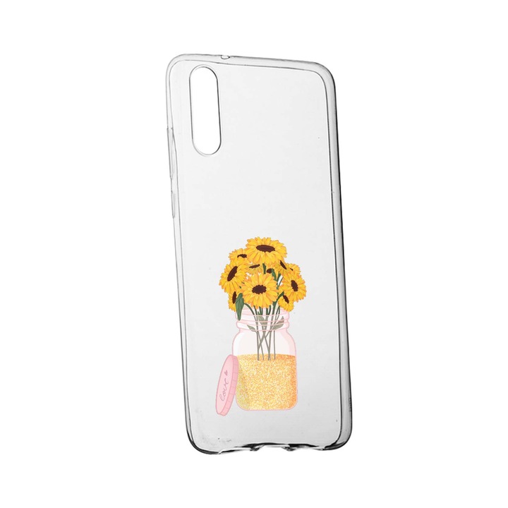 Силиконов калъф Sun Flower, съвместим с OnePlus Nord CE 5G, устойчив на износване, противоплъзгащ се, 639