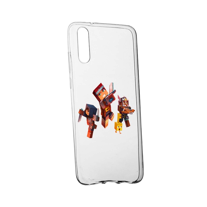 Силиконов калъф за Minecraft, съвместим с OnePlus Nord CE 5G, устойчив на износване, противоплъзгащ се, 724