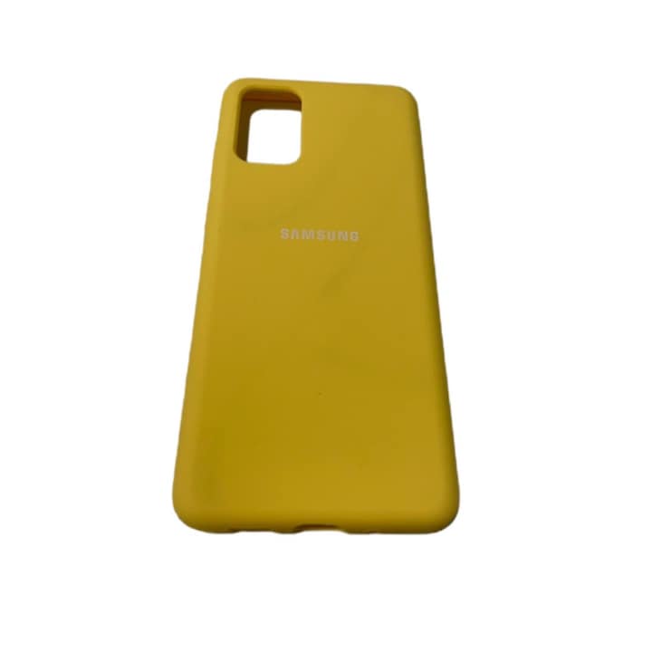 Мек силиконов защитен гръб, за Samsung Galaxy S20 или Samsung Galaxy S20 5G, ултратънък бъмпер, жълт, BBL3855