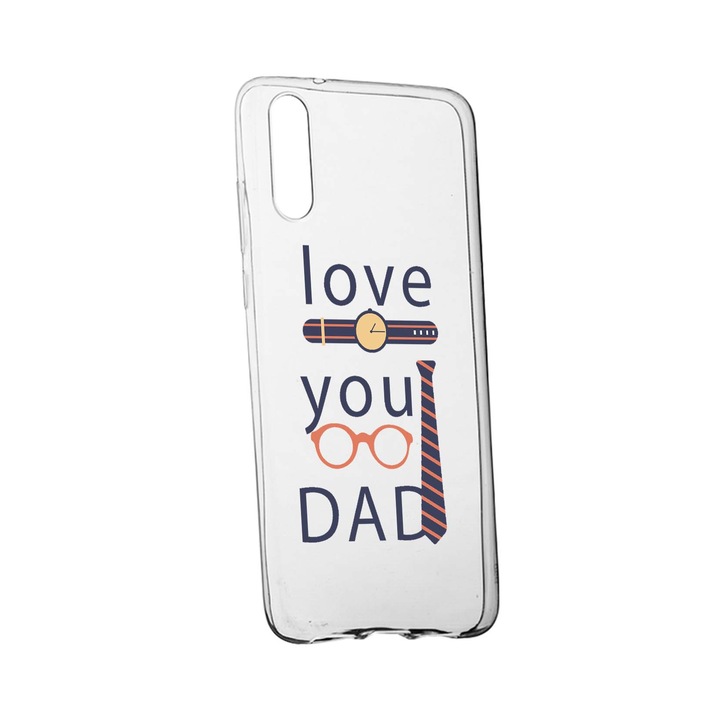 Силиконов калъф, съвместим с OnePlus Nord CE 5G, Love You Dad, устойчивост на износване, противоплъзгащ се, 795