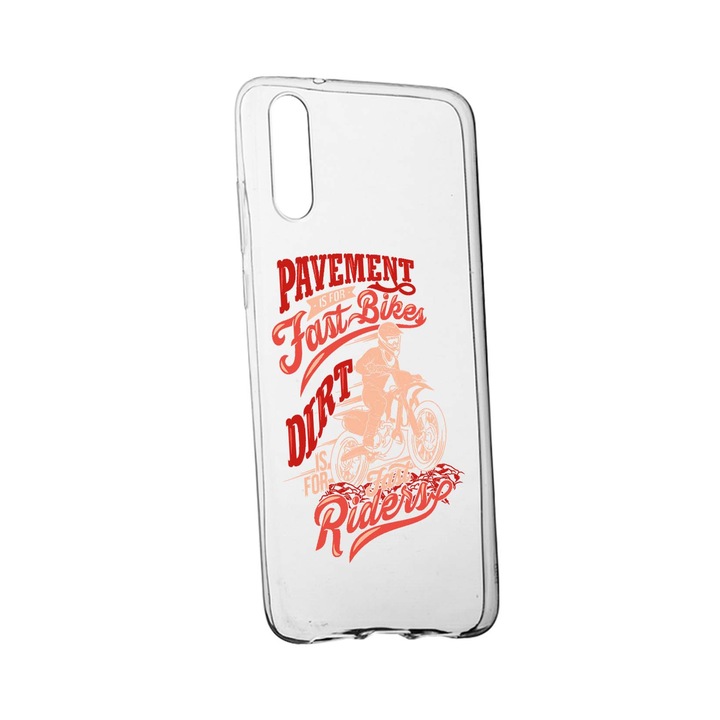 Силиконов калъф, съвместим с OnePlus Nord CE 5G, Fast Bike, износоустойчив, противоплъзгащ, 827