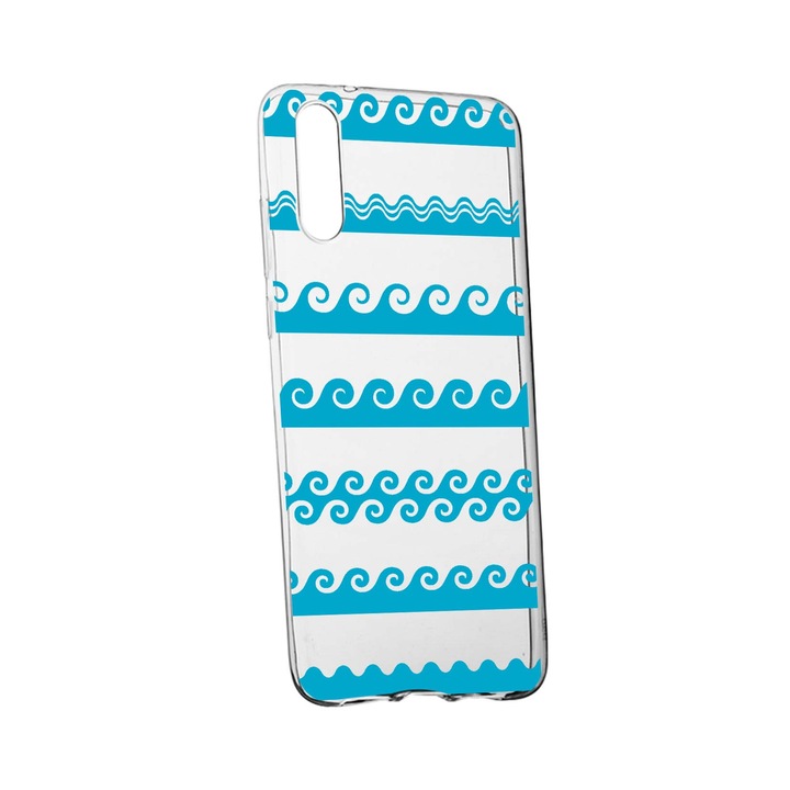 Силиконов калъф, съвместим с OnePlus Nord CE 5G, Wave, износоустойчив, противоплъзгащ се, 838