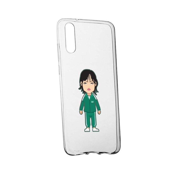 Силиконов калъф, съвместим с OnePlus Nord CE 5G, Squid Game - Gamer 067, устойчивост на износване, противоплъзгащ се, 840