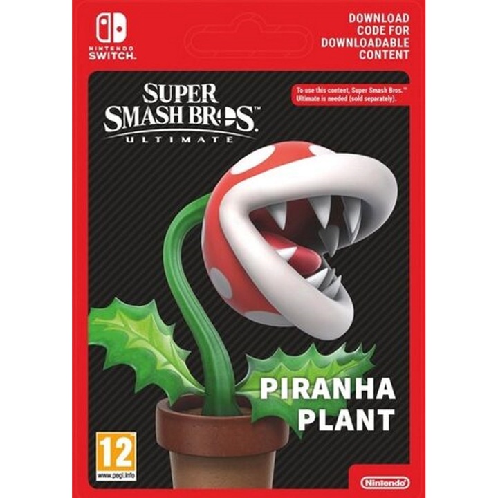 Joc Super Smash Bros. Ultimate - Piranha Plant DLC pentru Nintendo Switch Cod de activare Instant