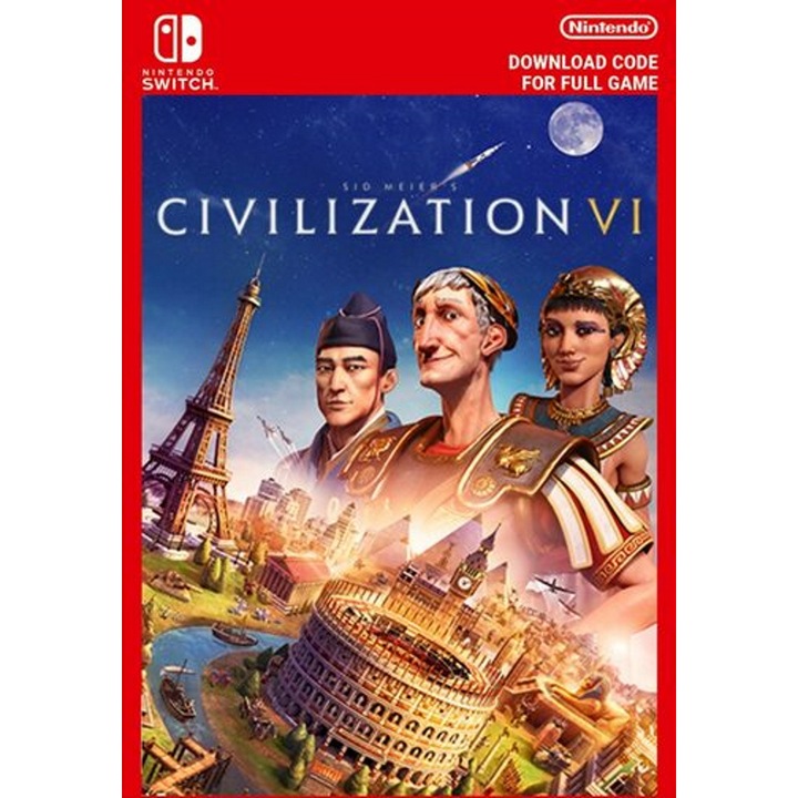 Játék Sid Meiers Civilization VI a Nintendo Switch aktiváló kód