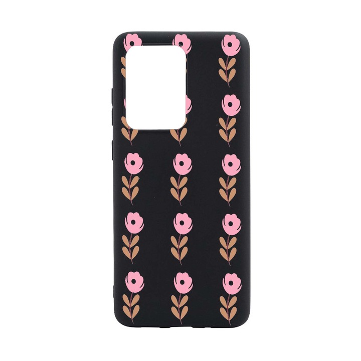 Силиконов калъф Flowers, съвместим с Xiaomi 11T Pro, устойчив на износване, противоплъзгащ, B505