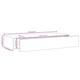Dulap de perete cu sertar vidaXL, stejar si alb, 60x23,5x10 cm, MDF 4.4 kg