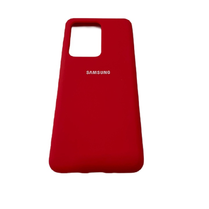 Мек силиконов защитен калъф, за Samsung Galaxy S20 Ultra, ултратънък бампер, червен, BBL3861