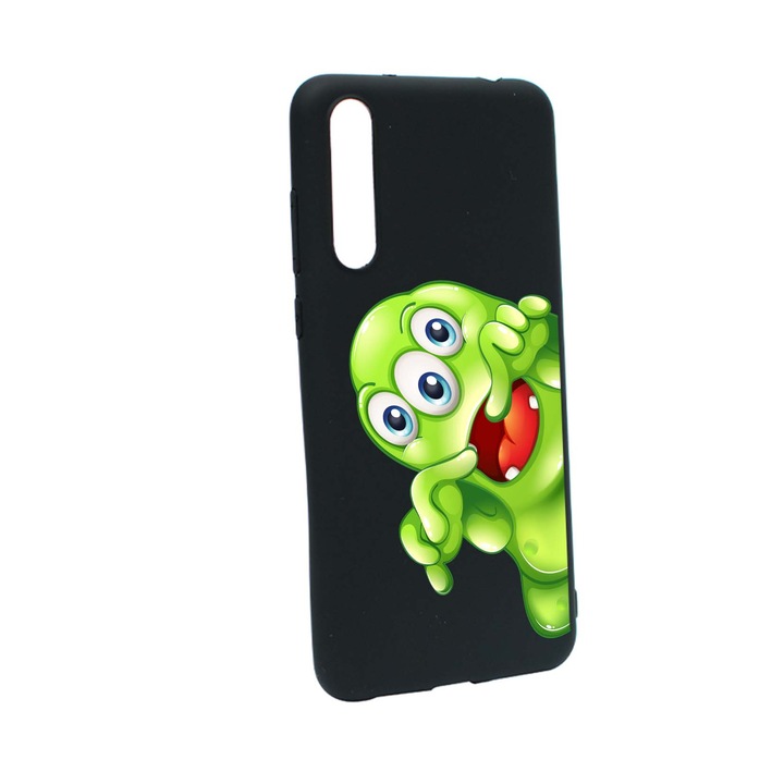 Силиконов капак, съвместим с OnePlus Nord CE 5G, Green Monster, износоустойчив, противоплъзгащ, B60