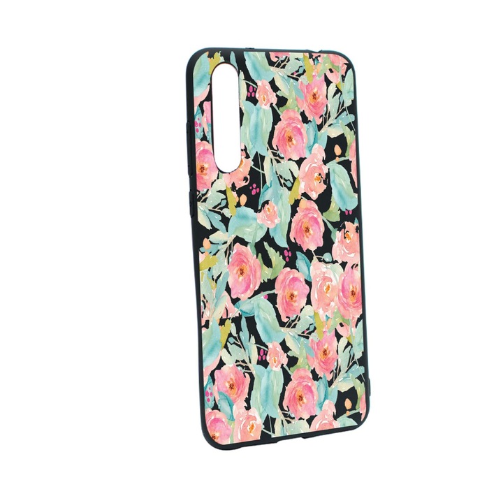 Калъф Silicon Flowers, Пастелни цветове, съвместим с OnePlus Nord CE 5G, износоустойчив, противоплъзгащ, B503