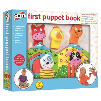 Carticica pentru bebelusi Galt, Puppet Book Carticica pentru bebelusi Galt, Puppet Book