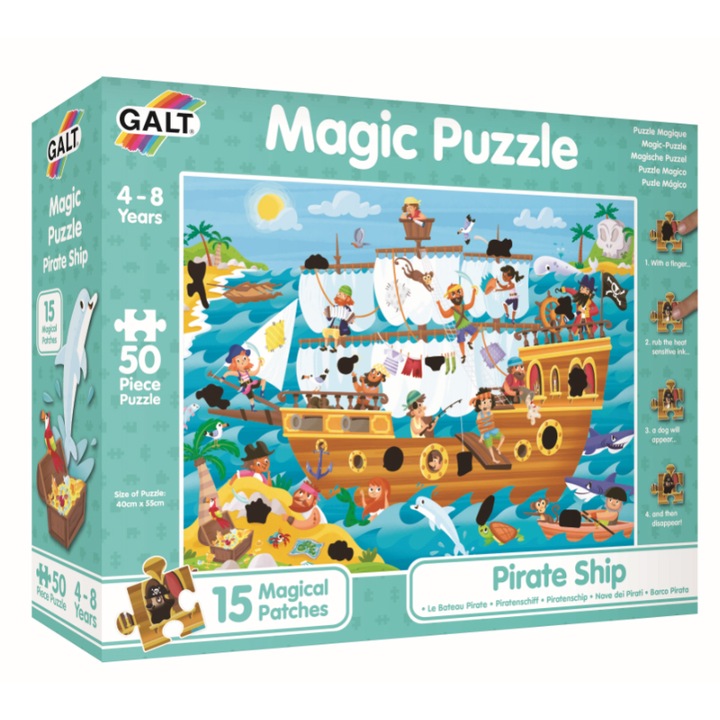 Galt Puzzle, Kalózok hajója, 50 darabos
