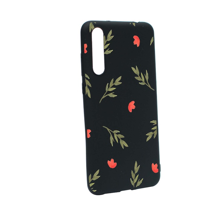 Silicon Flowers Case, съвместим с OnePlus Nord CE 5G, устойчив на износване, противоплъзгащ се, B516