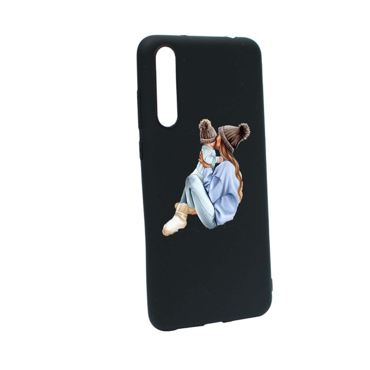 Силиконов калъф Girl Mom Case, съвместим с OnePlus Nord CE 5G, устойчив на износване, противоплъзгащ се B562