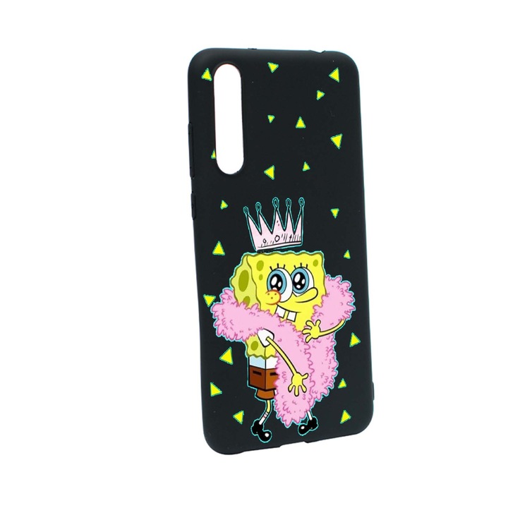 Силиконов калъф SpondeBob, съвместим с OnePlus Nord CE 5G, устойчив на износване, против плъзгане, B597