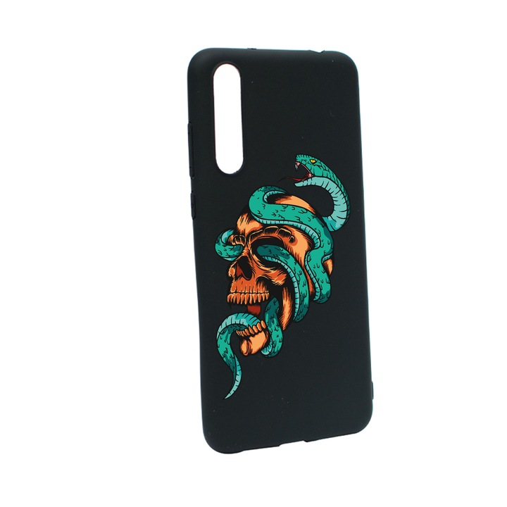 Силиконов калъф, съвместим с OnePlus Nord CE 5G, Череп, износоустойчив, противоплъзгащ, B831